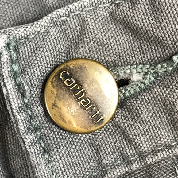 Carhartt B147 FAT Men’s Workwear Gray Construction Outdoor Shorts Size 36 - Picture 4 of 6